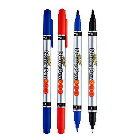 Bút lông dầu 2 đầu Monami Twin Name Pen