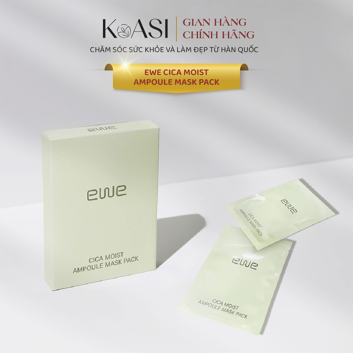 Mặt nạ dưỡng ẩm cao cấp ewe - hộp 5 miếng