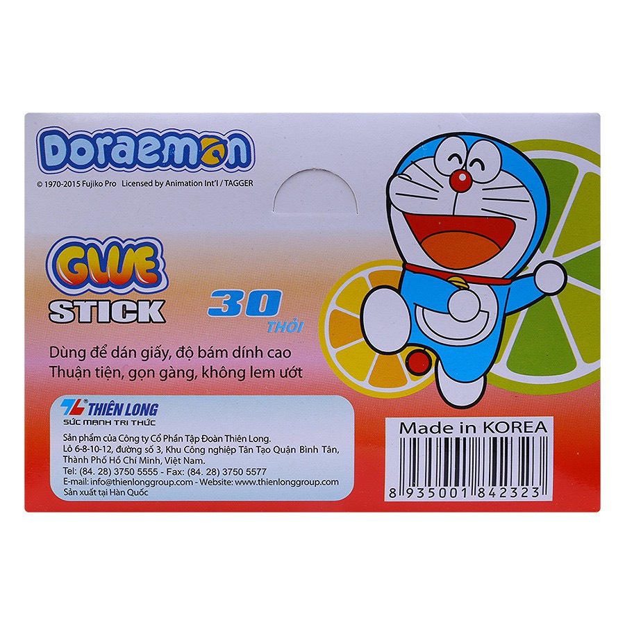 Combo 3 lọ keo khô Thiên Long Điểm 10 Doraemon (G-011/DO)