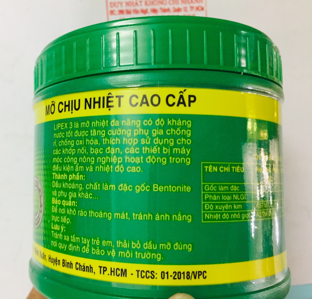 Mỡ bò chịu nhiệt Litol 400g/1hộp