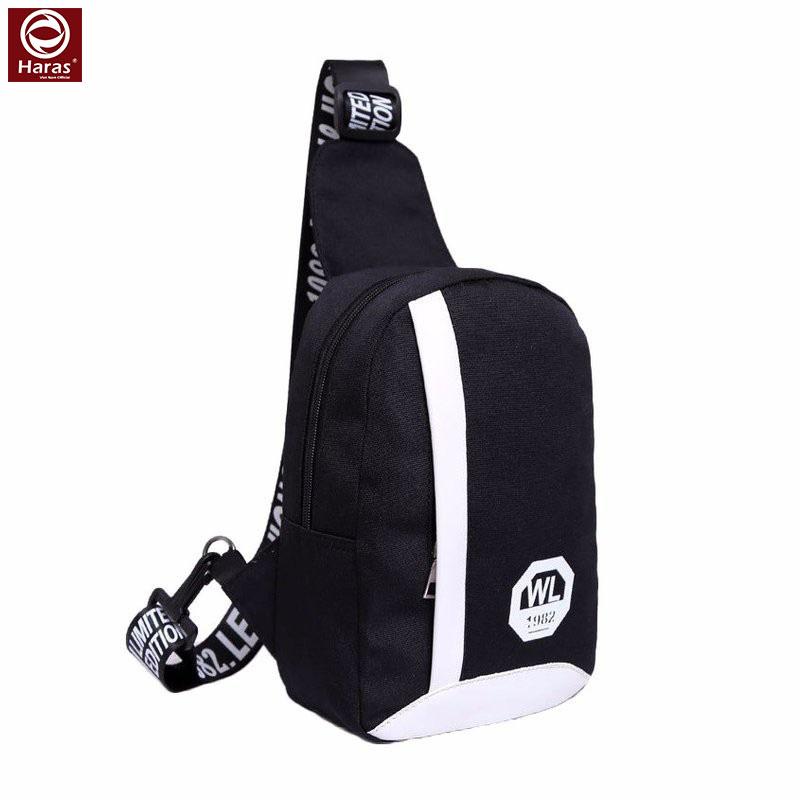 Túi đeo chéo canvas HARAShop HR105  ( kéo sau)