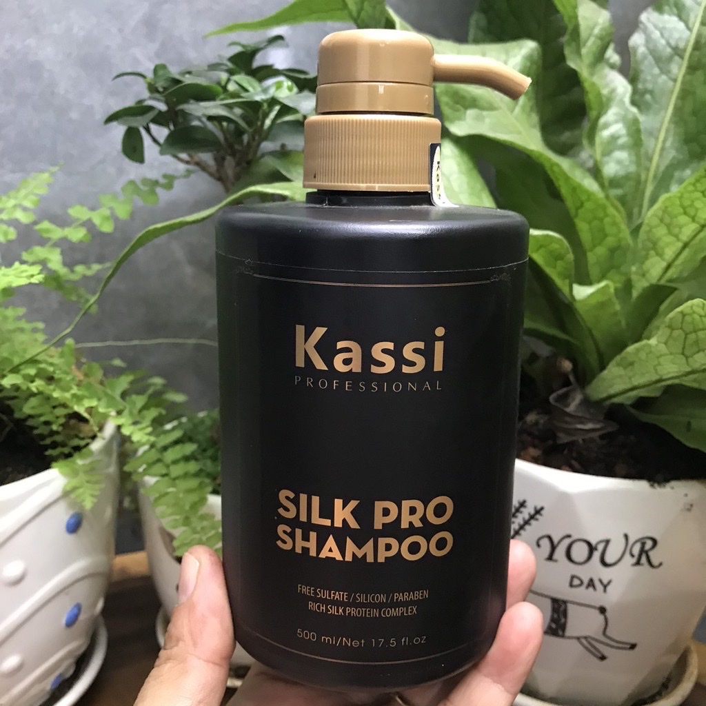 [HCM]Dầu xả phục hồi tóc hư tổn Kassi Silk Pro 500ml