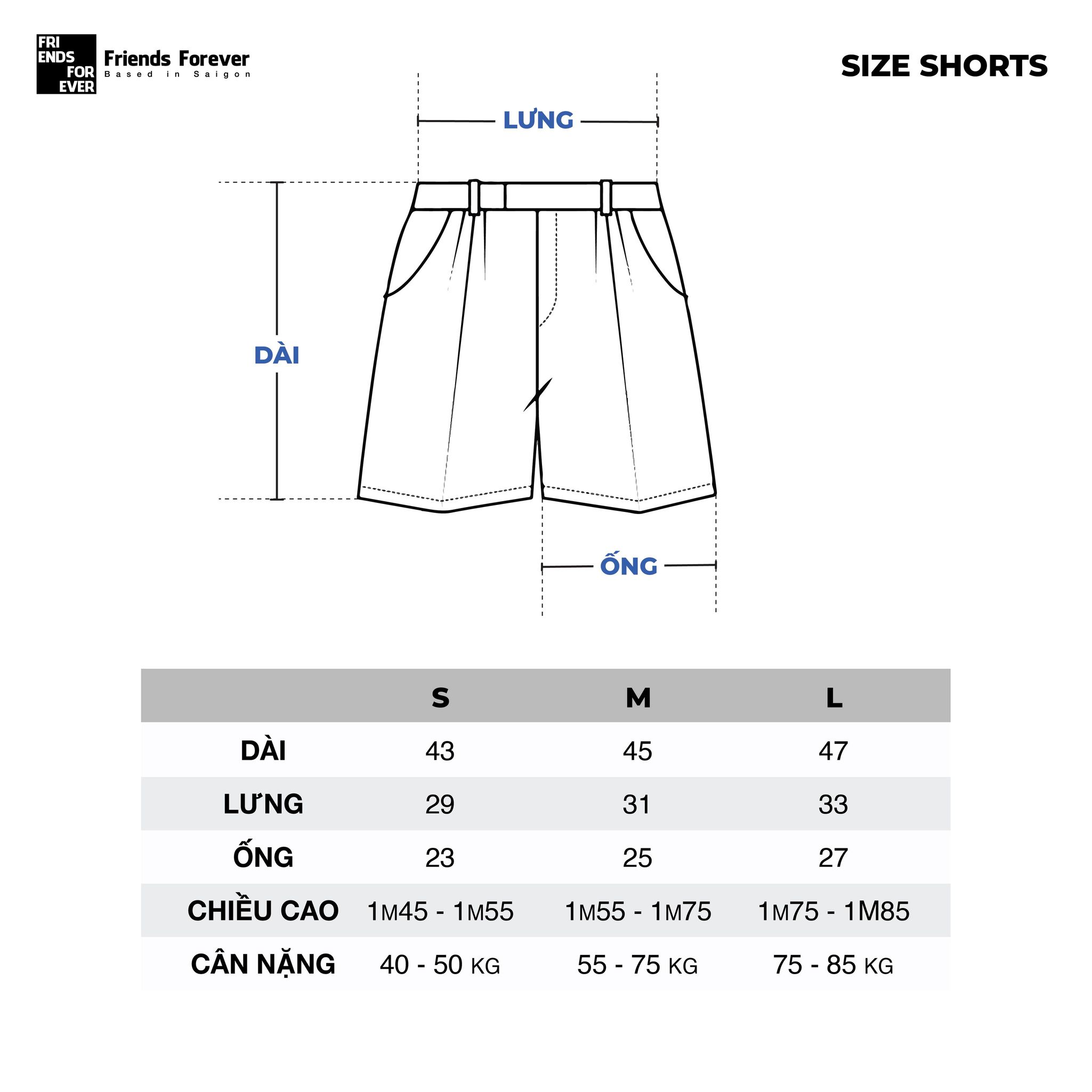 QUẦN FF SAIGON CLASSIC SHORT PANTS