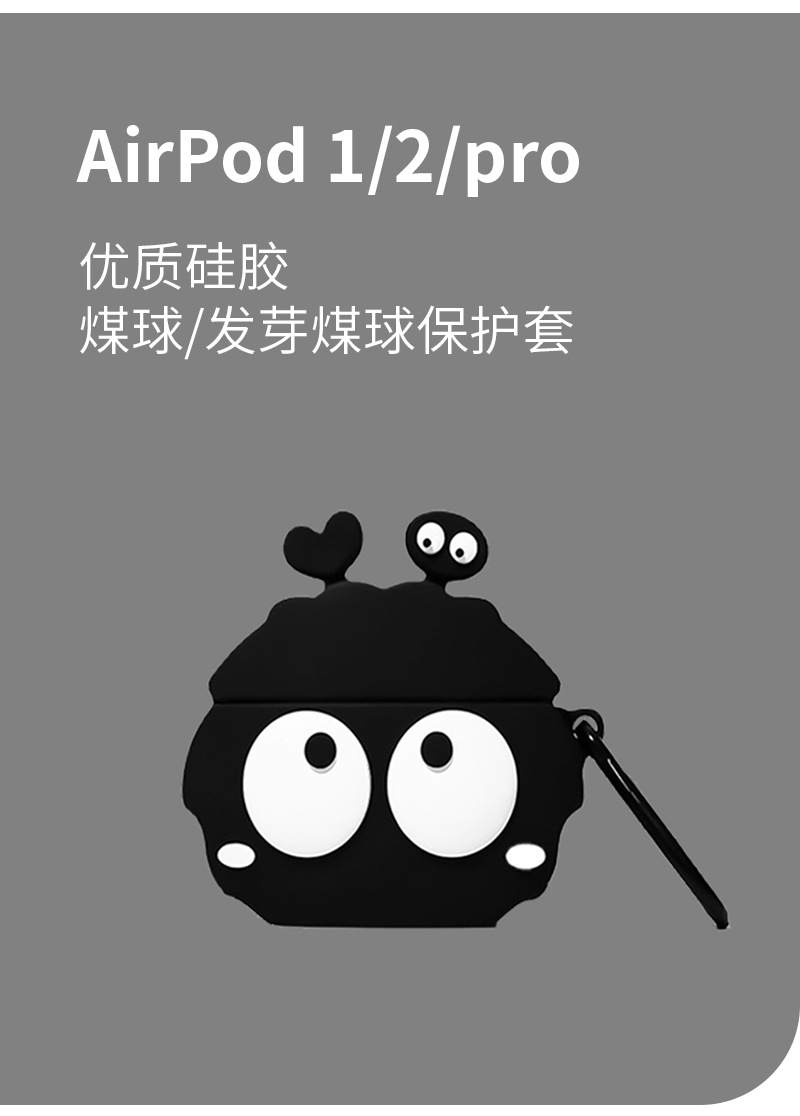 Ốp Tai Nghe Airpod 1 2 3 Chất liệu PVC cao cấp - Mon Case