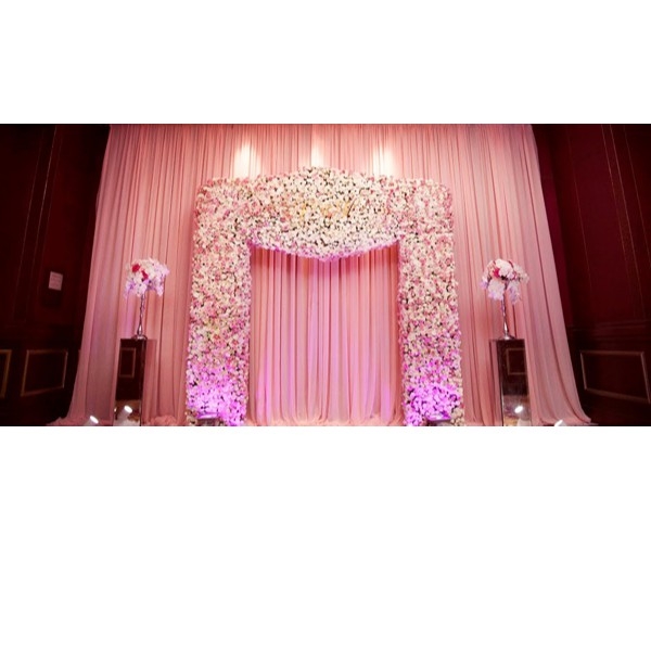 Rèm vải voan, vải voan thun trang trí phông nền, rèm trang trí sinh nhật, rèm đám cưới, sự kiện, màn cửa vải voan kích thước rộng 1.7m cao 2,6m