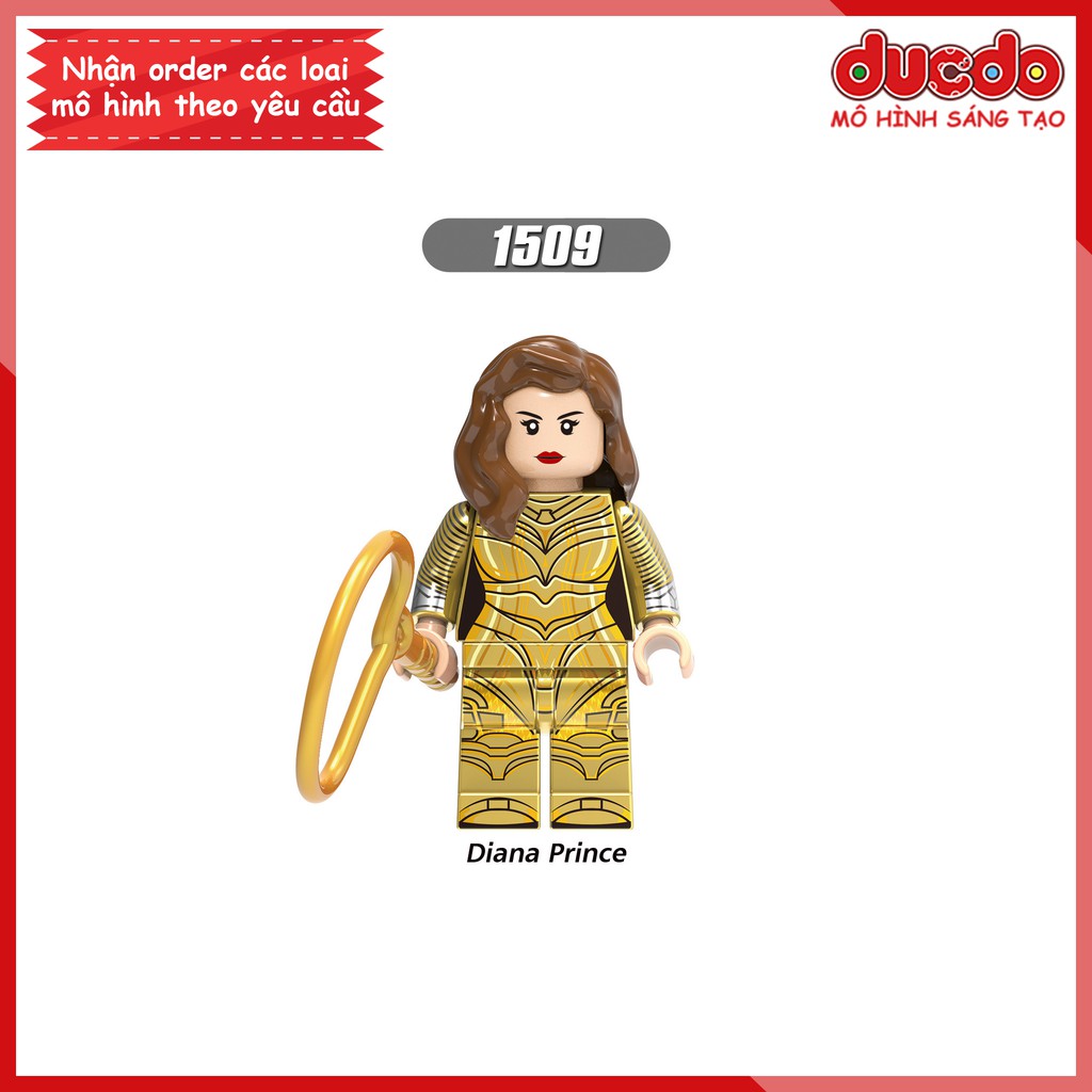 Minifigures Nữ thần chiến binh trong Wonder Woman 1984 - Đồ chơi Lắp ghép Xếp hình Mô hình Mini XINH X0288