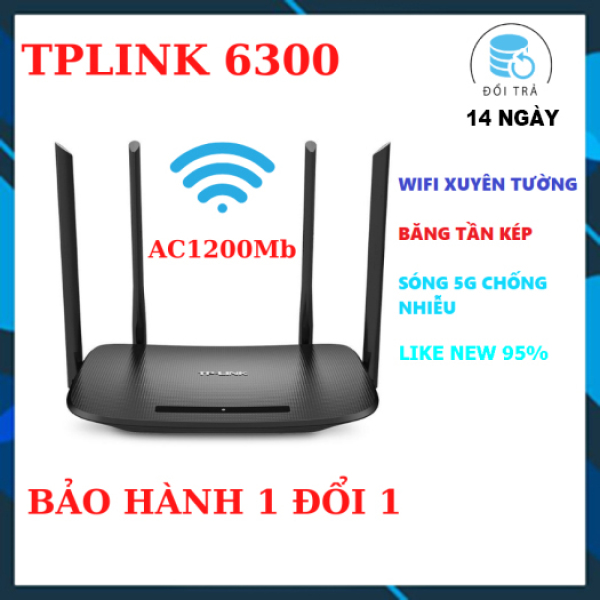 Bảng giá Bộ phát Wifi TPLink WDR6300/5620 chuẩn AC 1200Mbps băng tần kép sóng xuyên tường, Modem Wifi TPlink Phong Vũ