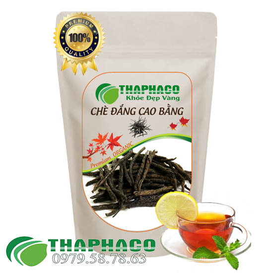 Chè đắng cao bằng sấy khô nguyên chất - hỗ trợ điều trị bệnh dạ dày - túi zip 100gram