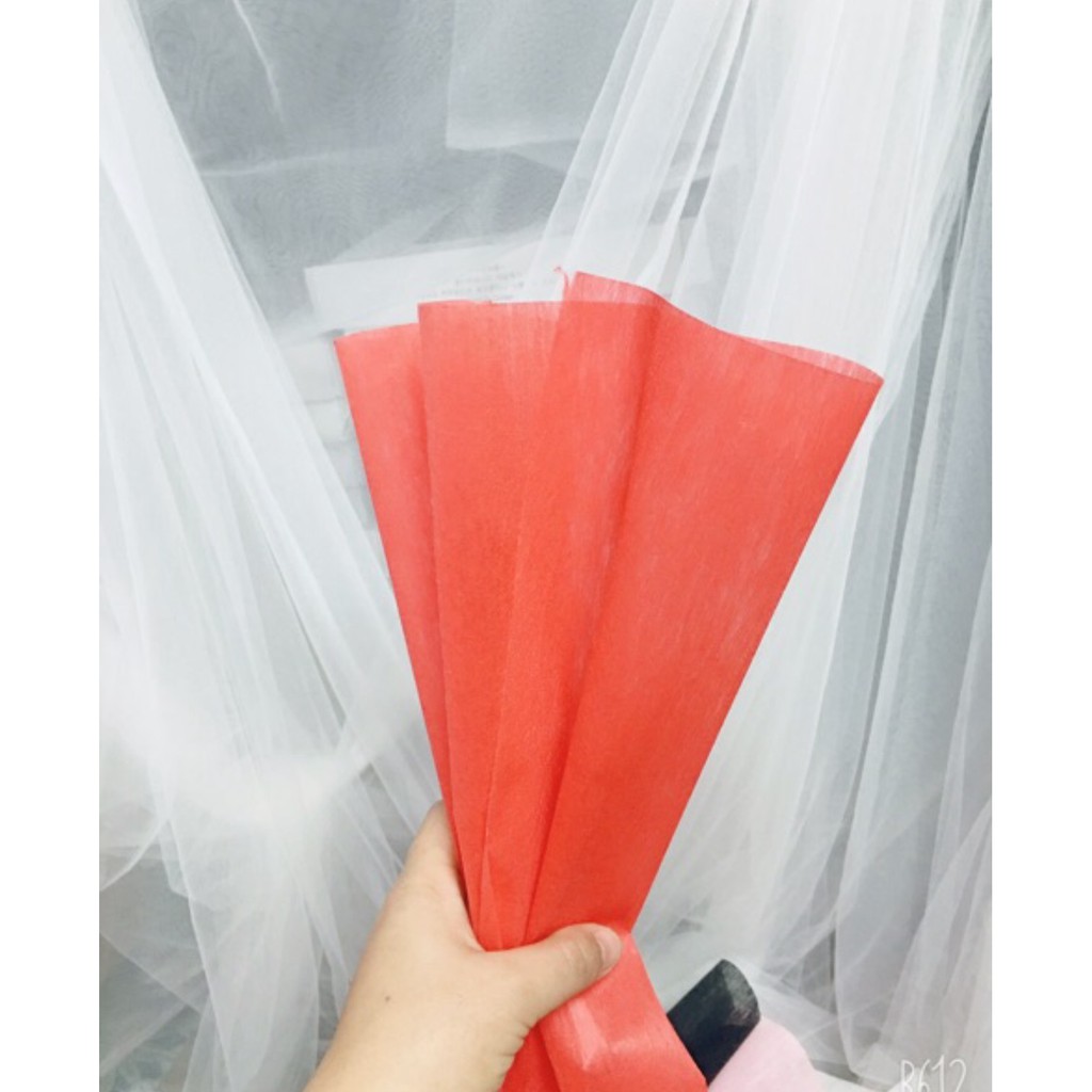 Tập 50 tơ` giấy Mếch lụa gói hoa khổ 60*60cm