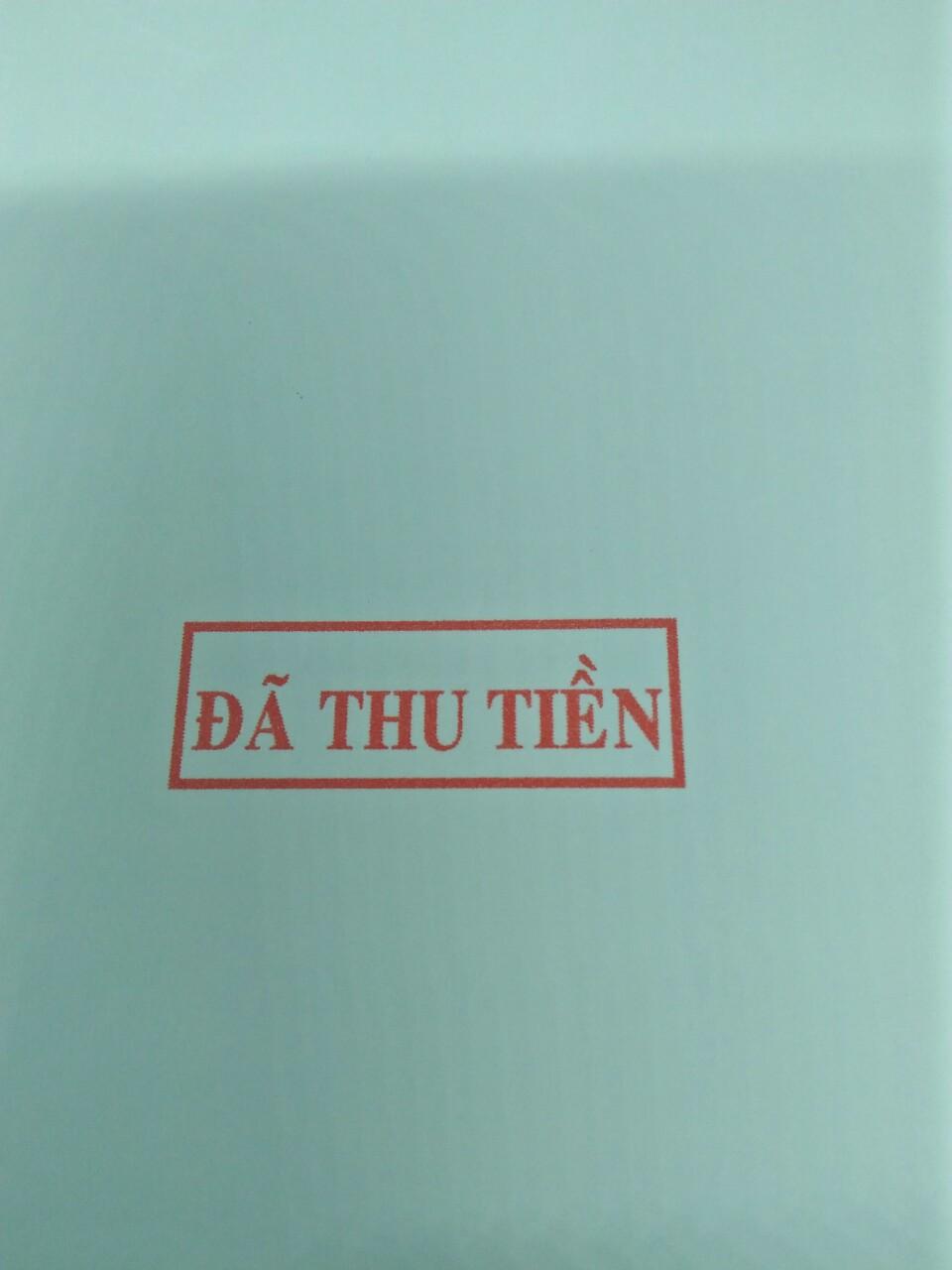 Con Dấu Đã Thu Tiền ( màu đỏ)