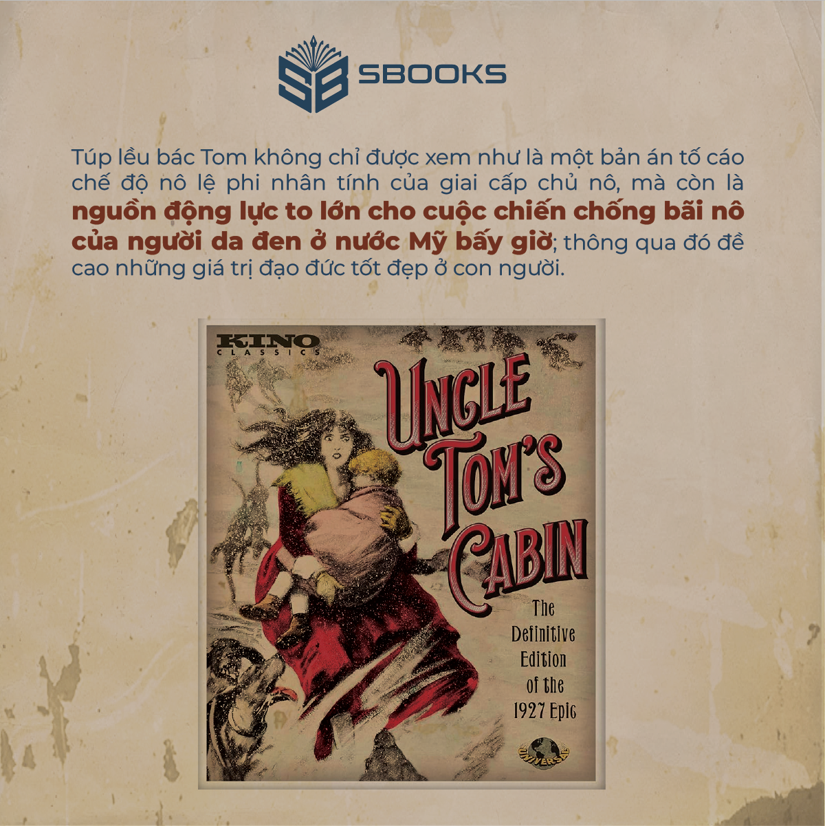 Sách - Túp Lều Bác Tom - SBOOKS