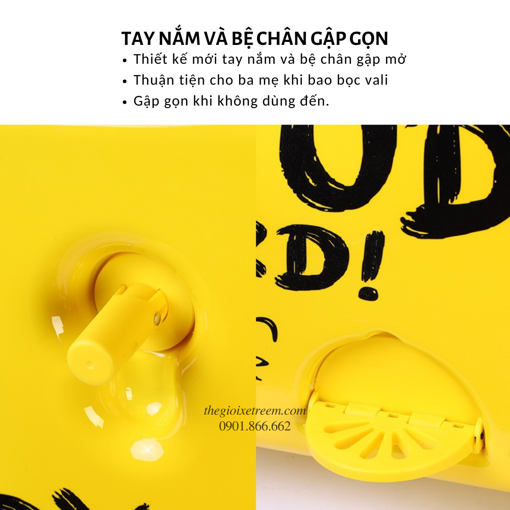 Vali cho bé bản quyền B.Duck 8286 [20in/24in]