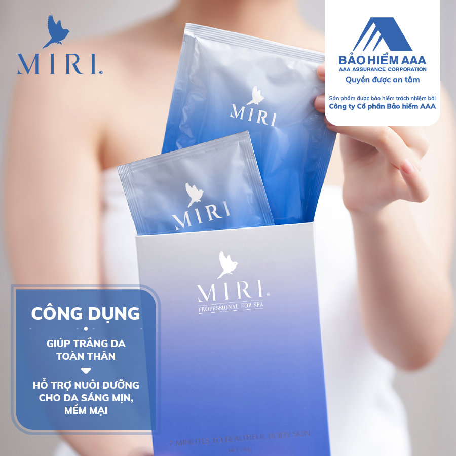 Tắm Trắng 7 Phút MIRI (180gr)