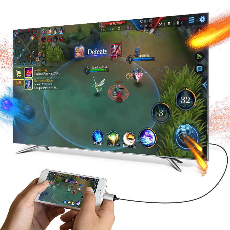 Cáp chuyển đổi Type C sang HDMI Hoco UA13 công nghệ 4K