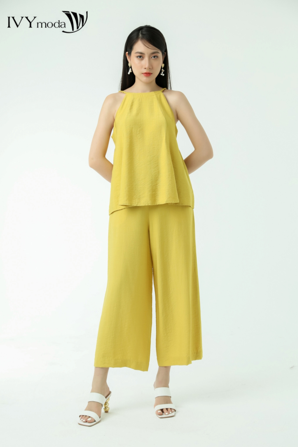 Áo cổ yếm (kèm quần) IVY moda MS 12B9326