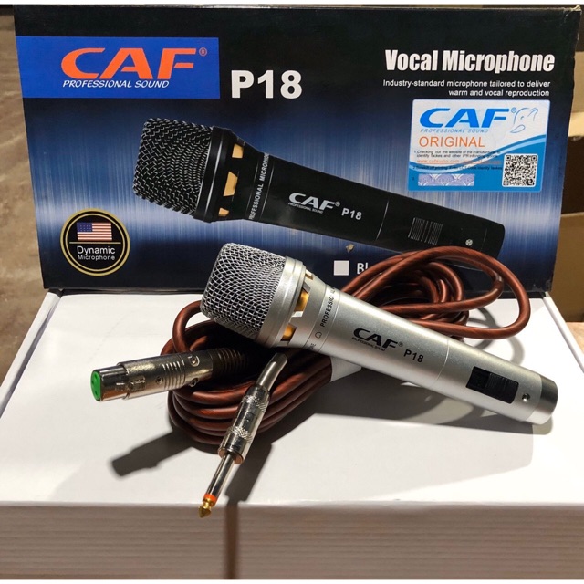 Micro Cao Cấp Có Dây CAF P18-Sang Trọng Hát Hay
