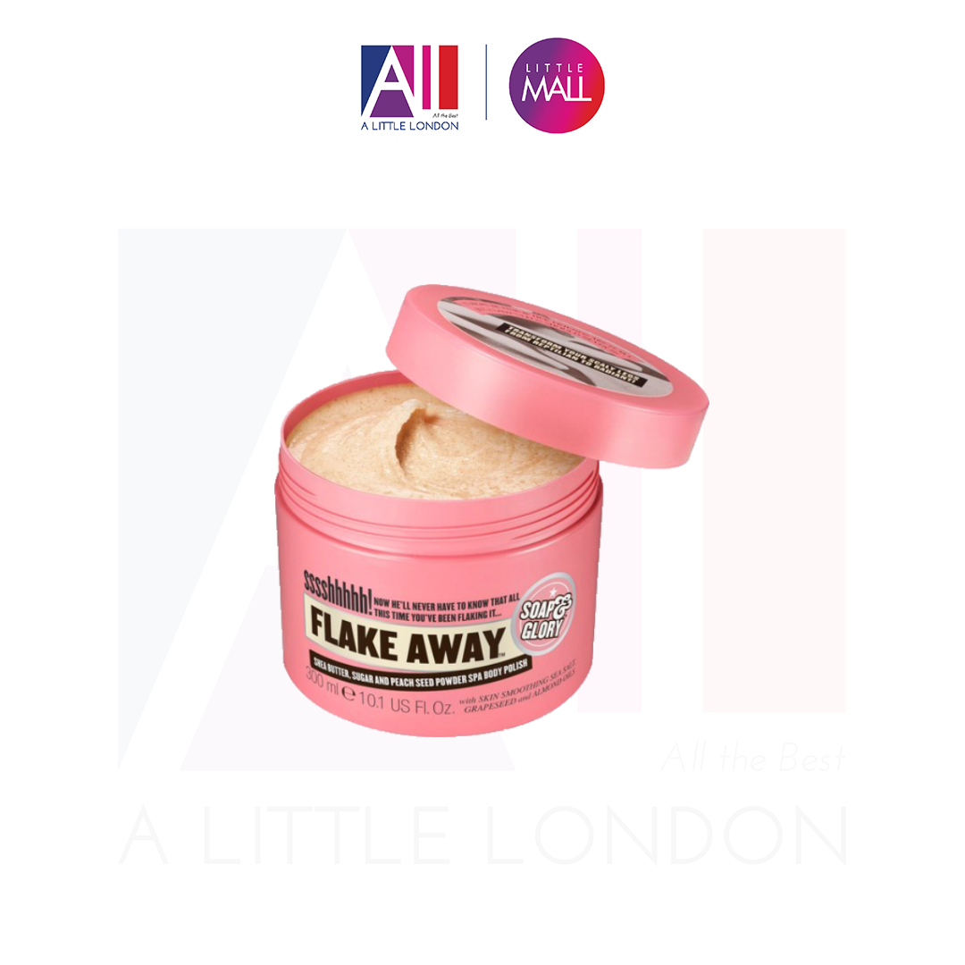Tẩy da chết toàn thân Soap & Glory Body Scrub Flake Away (Bill Anh)