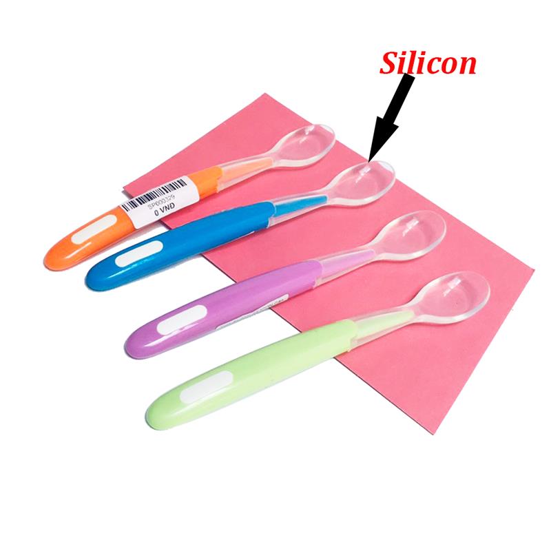 Muỗng Thìa Ăn Dặm Silicon Nhỏ Siêu Mềm Cho Bé