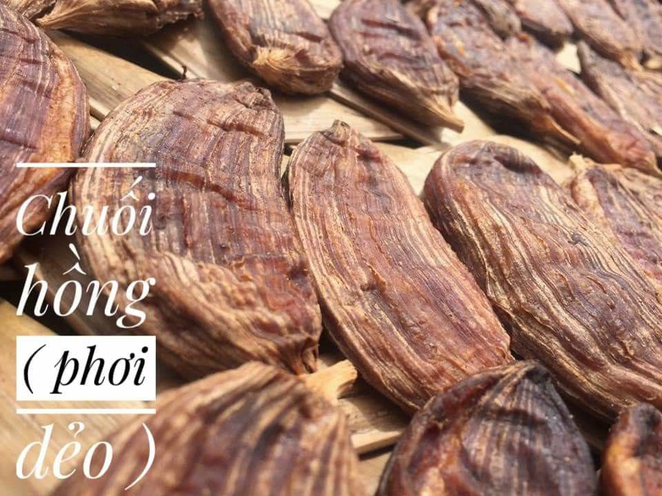 Chuối hồng sấy dẻo 500g