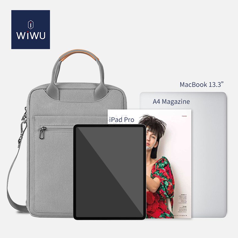 Túi chống sốc Macbook, iPad, Surface Pro  WiWU 2020 (có quai xách quai đeo)