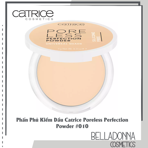[HCM]Phấn Phủ Kiềm Dầu Catrice Poreless Perfection Powder #010 Tone Da Trắng