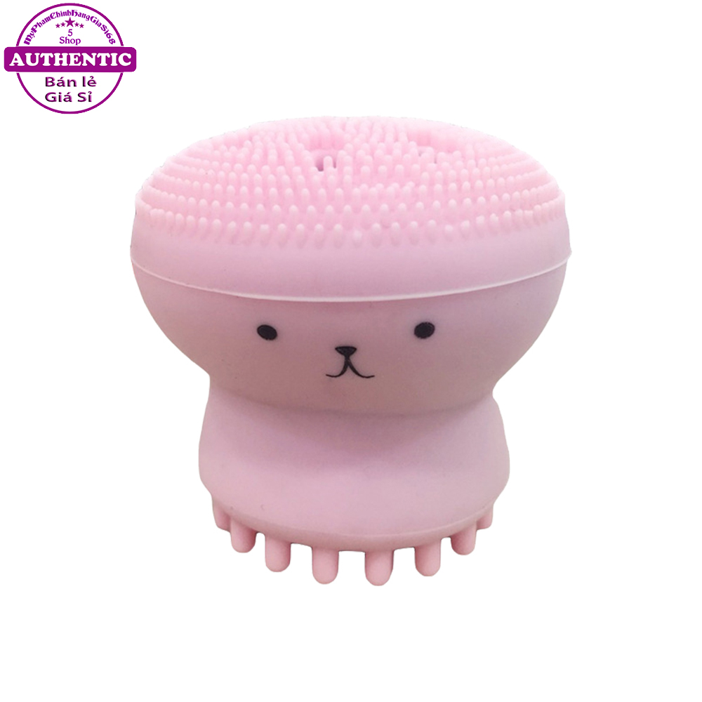 Cọ Rửa Mặt Và Mát Xa BẠCH TUỘC JellyFish Silicon