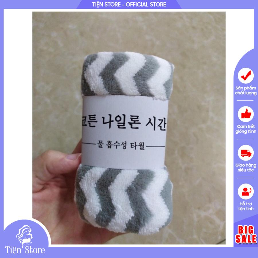Khăn mặt Hàn Quốc cotton siêu thấm kích thước 30x50cm