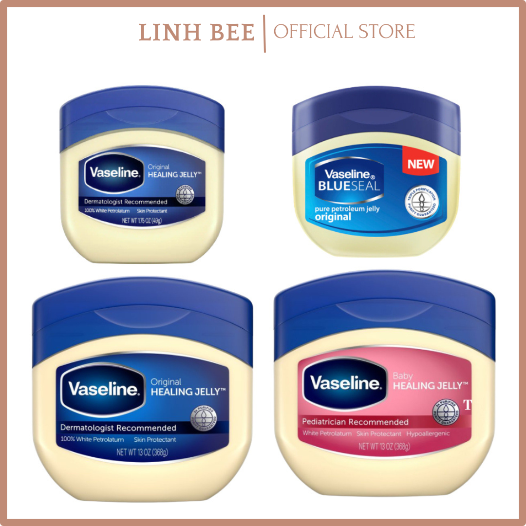 Sáp dưỡng ẩm Vaseline [HCM] 49g/368g- Kem nẻ Vaseline