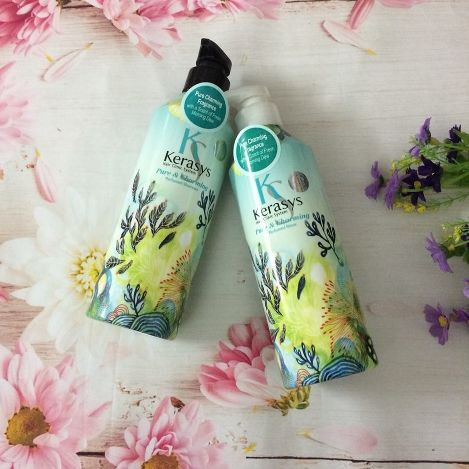 Bộ dầu gội xả hương nước hoa Kerasys Hàn Quốc 600ml - Đủ mùi