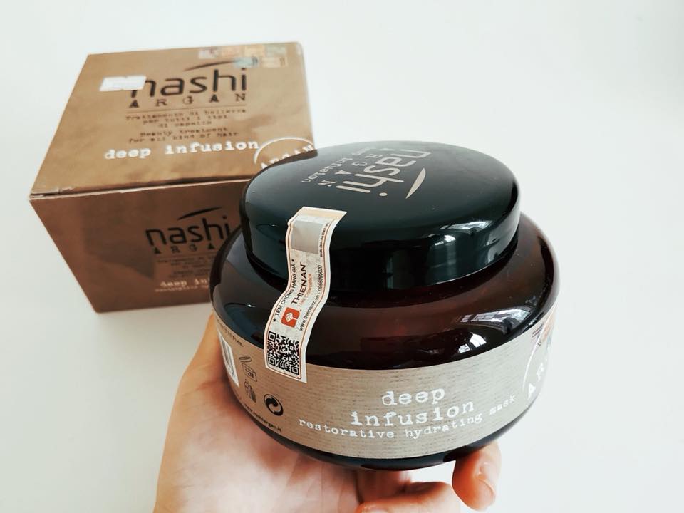 Dầu hấp Nashi Argan phục hồi tóc 500ml-250ml