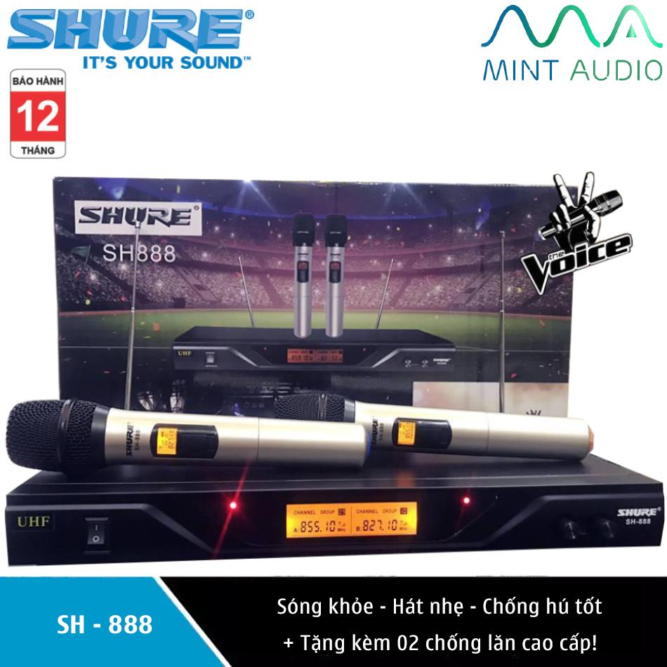 Micro karaoke không dây Shure SH888