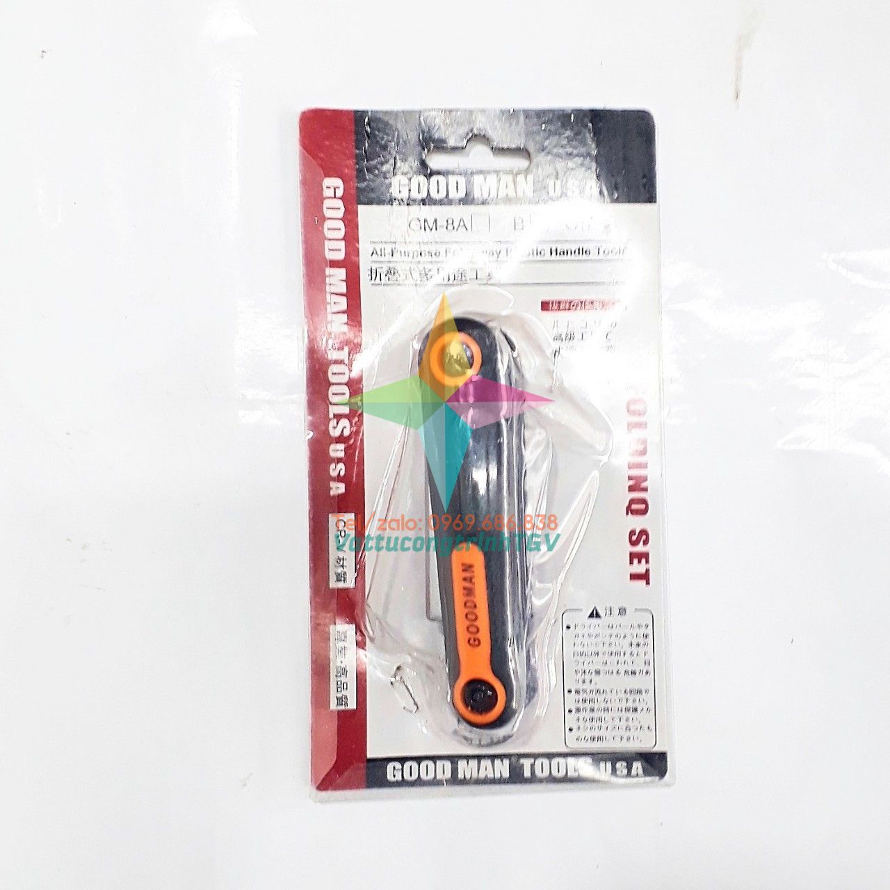 Bộ lục giác gấp GOODMAN GM-8A