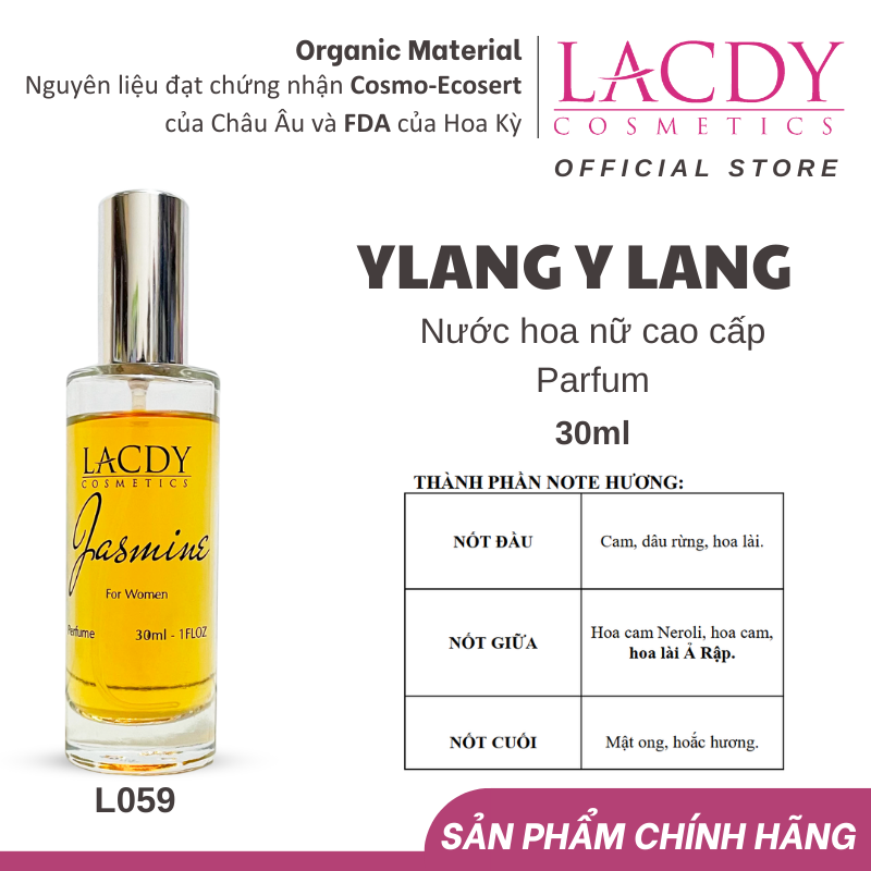 059 – JASMINE – Nước hoa nữ hương Hoa Lài (30ml)