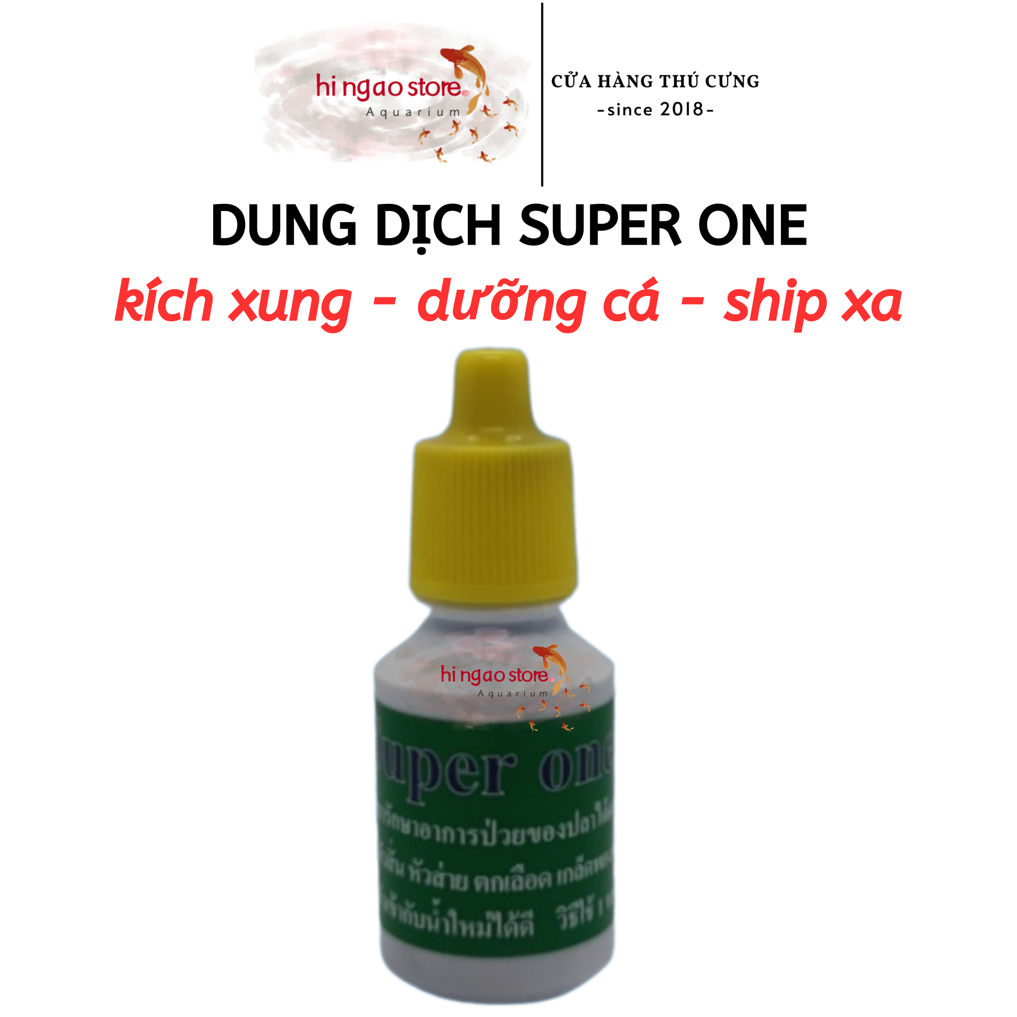 Dung dịch Super One dưỡng cá - ship cá | Hingaostore.