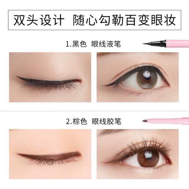 [HCM]Bút Kẻ Mắt 2 Đầu Dạ - Sáp Multi Liner Maycreate