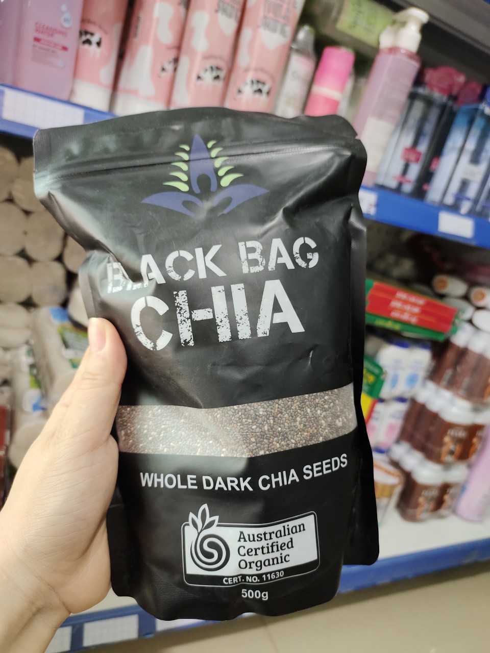 [HCM]Hạt Chia Đen Úc Black Bag túi 500g