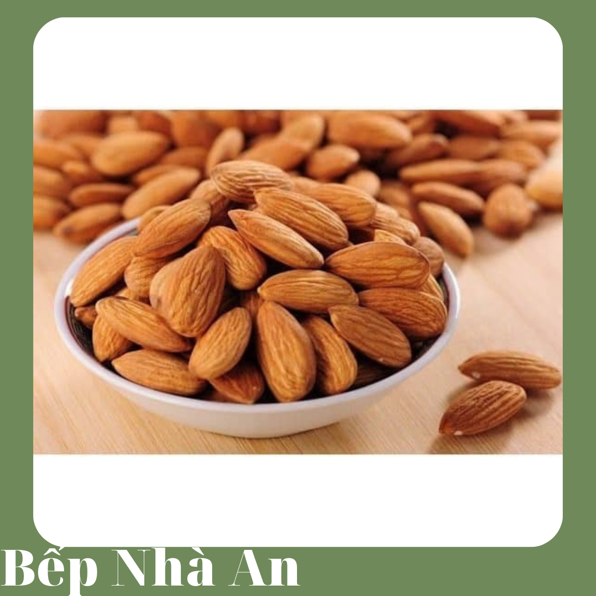 Hạnh nhân sống làm sữa hạt - 1kg