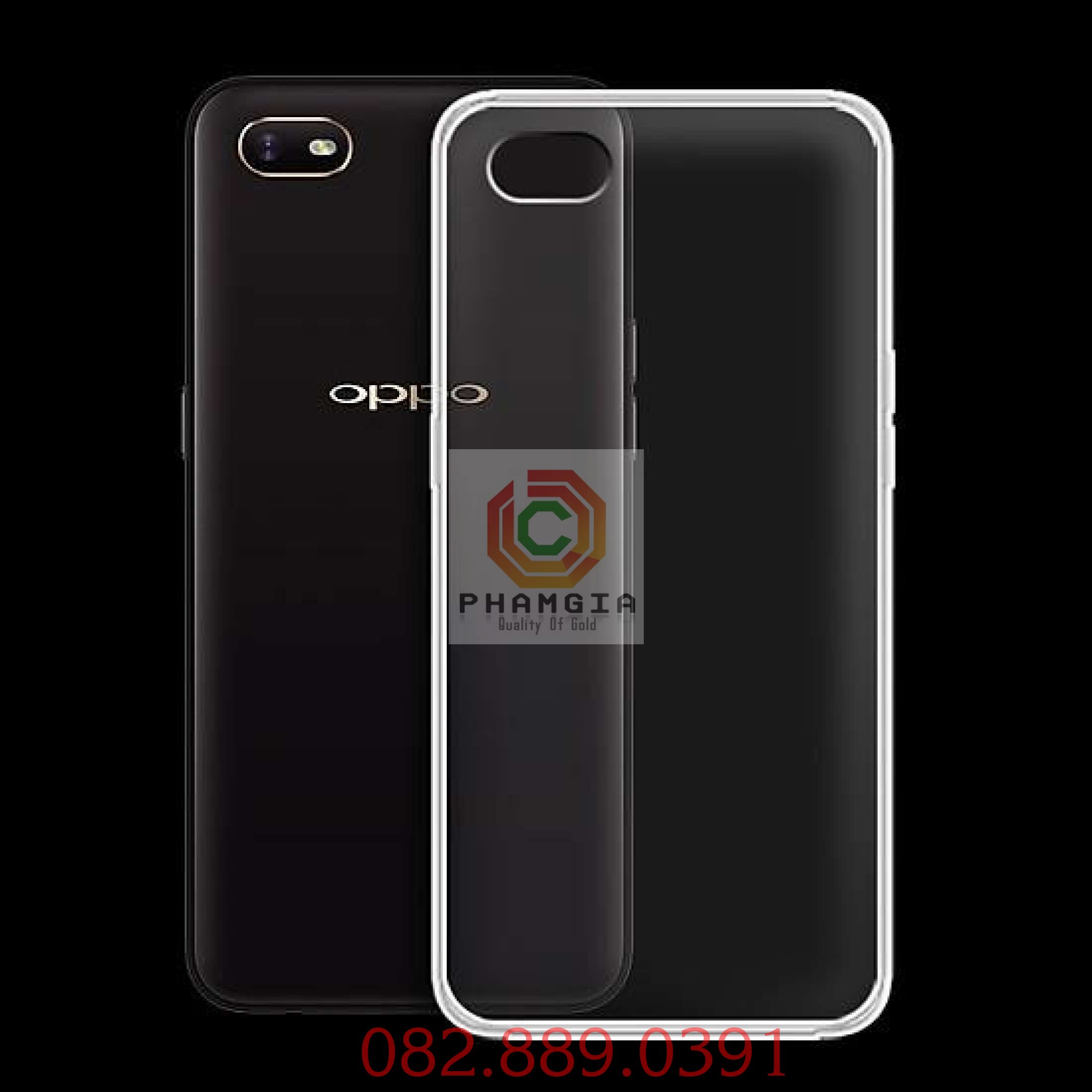 Ốp silicon oppo A1K trong suốt loại A+
