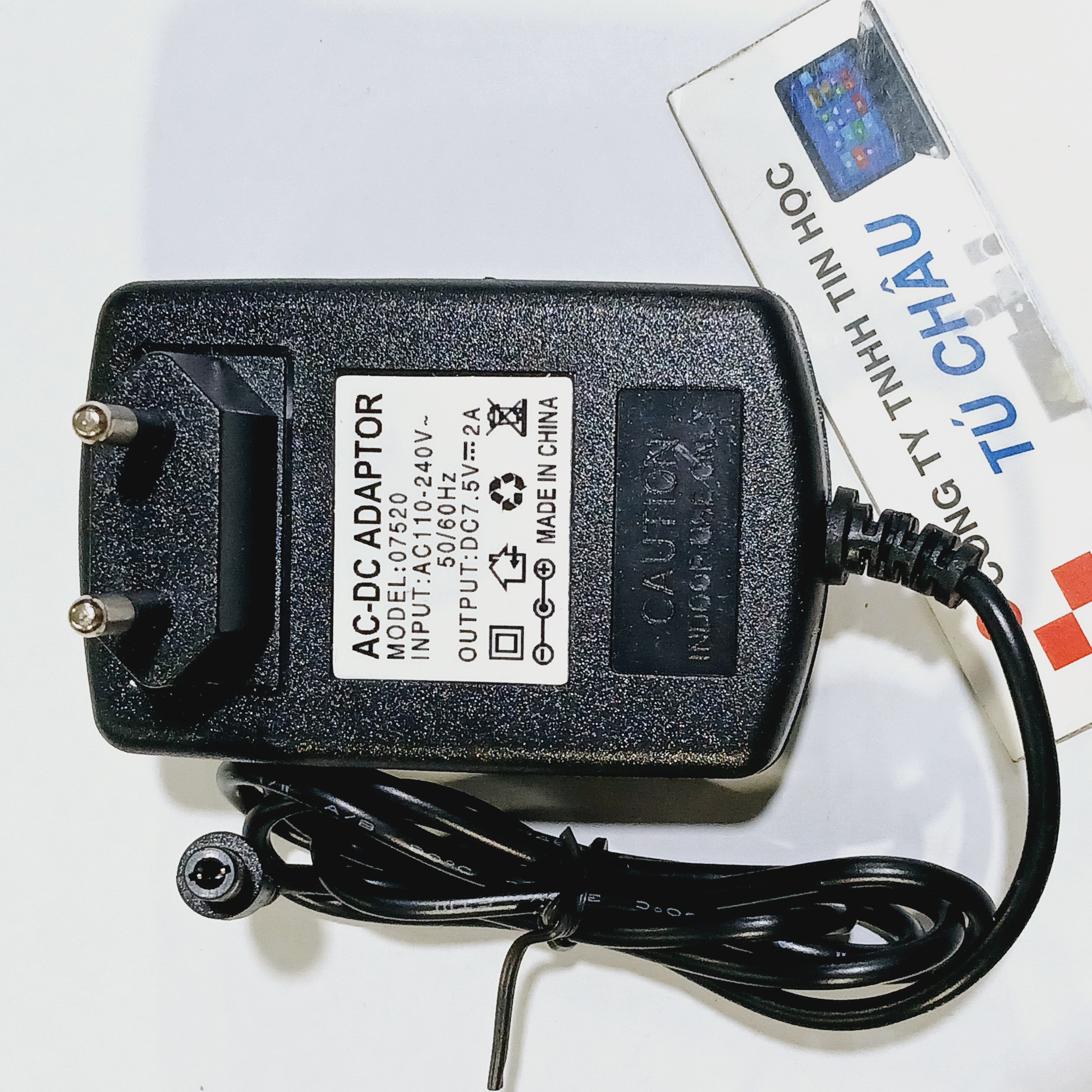 Adapter Dc 7.5V - 2A / Plug 5.5mm X 2.1mm