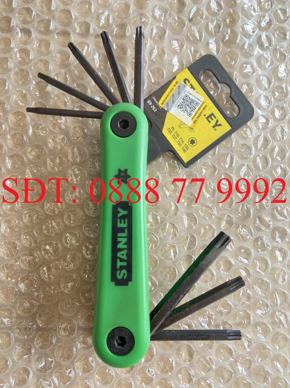 Bộ lục giác gập sao 8 cây Stanley 69-263