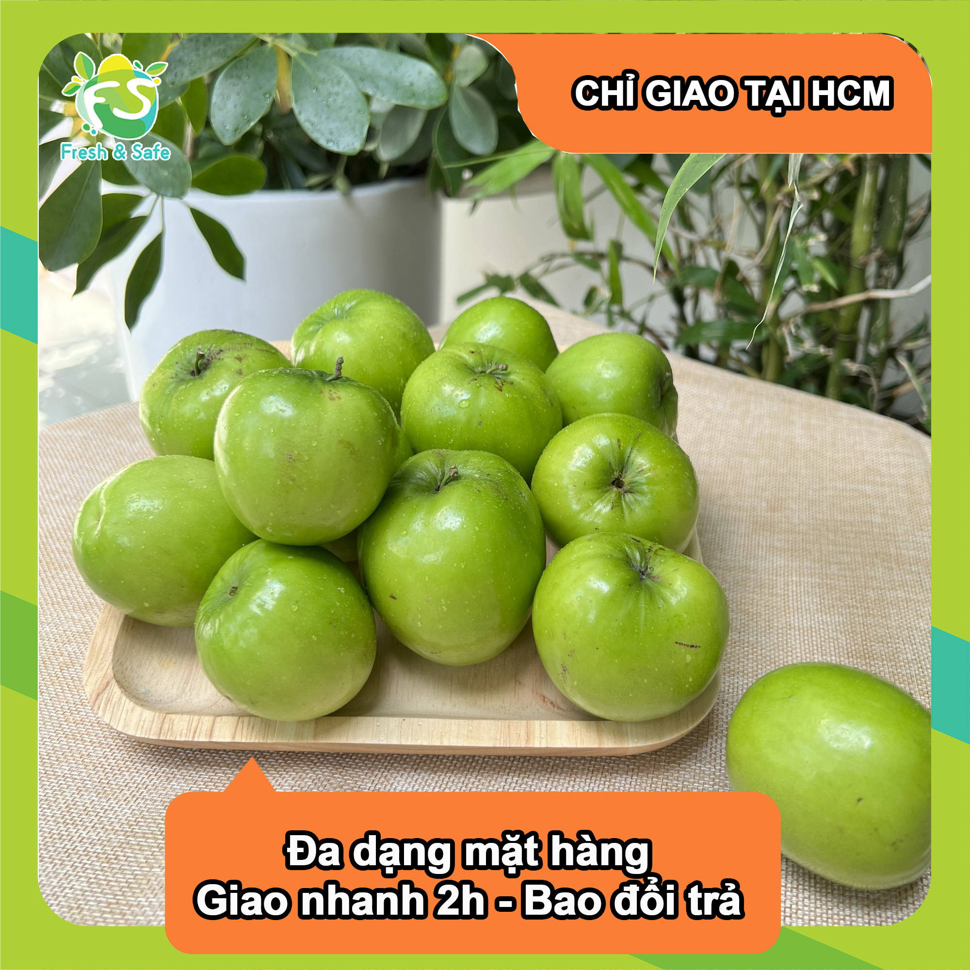 [Chỉ Giao HCM] Táo Xanh Việt Nam (Táo Bơm) - 1kg