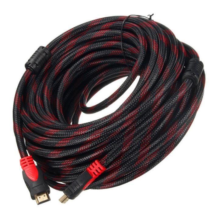 Dây hdmi 20mdây cáp hdmi 20m bọc lưới 1.4 dây cáp 2 dầu hdmi 20m siêu nét