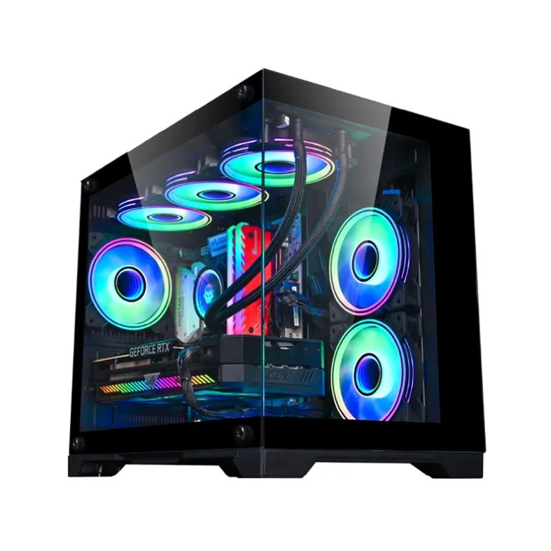 Vỏ Case César Bravery Mid Tower (Màu Đen / Trắng)