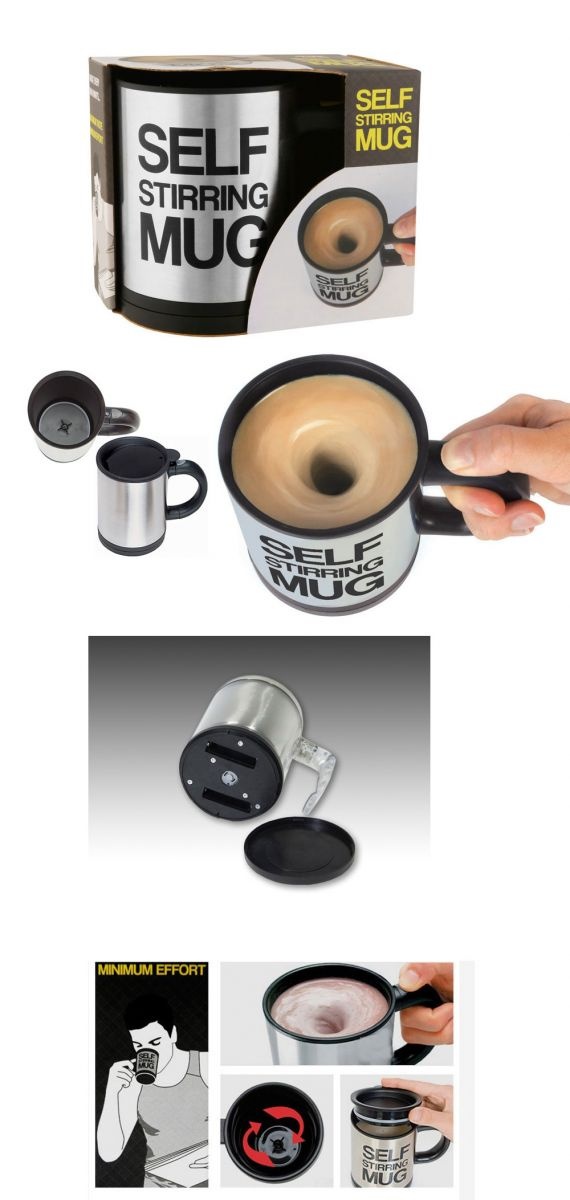 Ly tự động khuấy cafe dùng pin(Đen)