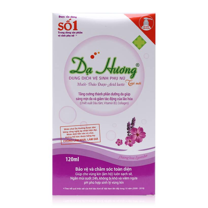 Dung dịch vệ sinh phụ nữ Dạ Hương Lavender 120ml