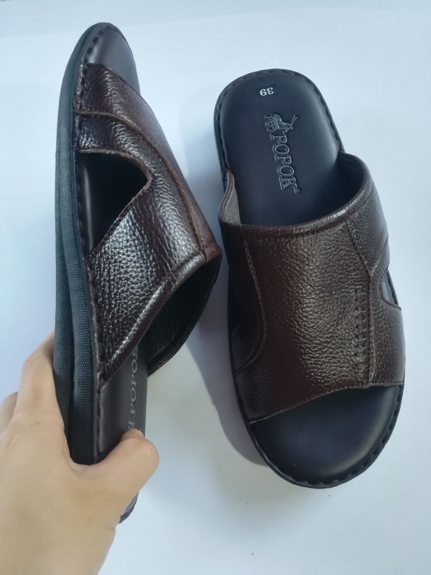 Dép da nam cao cấp siêu êm bền