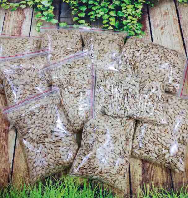 500gr hạt bí rang bếp củi hàng loại ngon