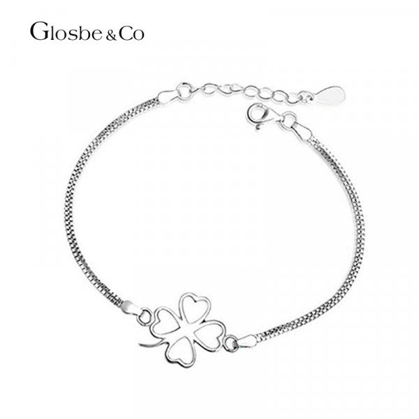 Lắc Tay Cỏ Bốn Lá Basic Glosbe