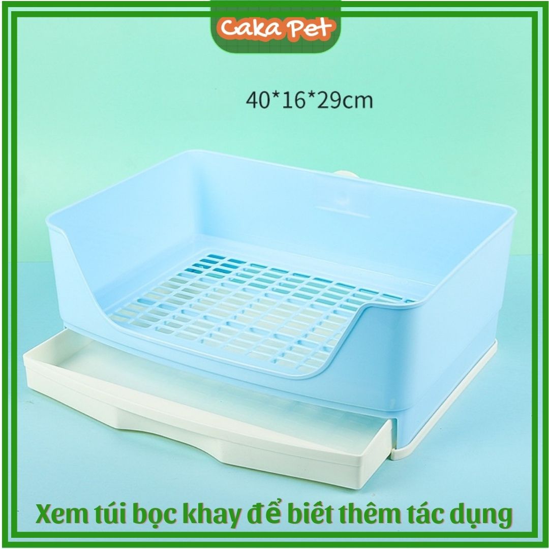 Khay vệ sinh cho thỏ, chuột lang (bọ ú) 🐹𝙏𝙝𝙚̂́ 𝙝𝙚̣̂ 𝙢𝙤̛́𝙞 - 𝙇𝙖𝙪 𝙧𝙪̛̉𝙖 𝙎𝙖̣𝙘𝙝 𝙝𝙤̛𝙣, 𝙉𝙝𝙖𝙣𝙝 𝙜𝙤̣𝙣 𝙝𝙤̛𝙣🐰