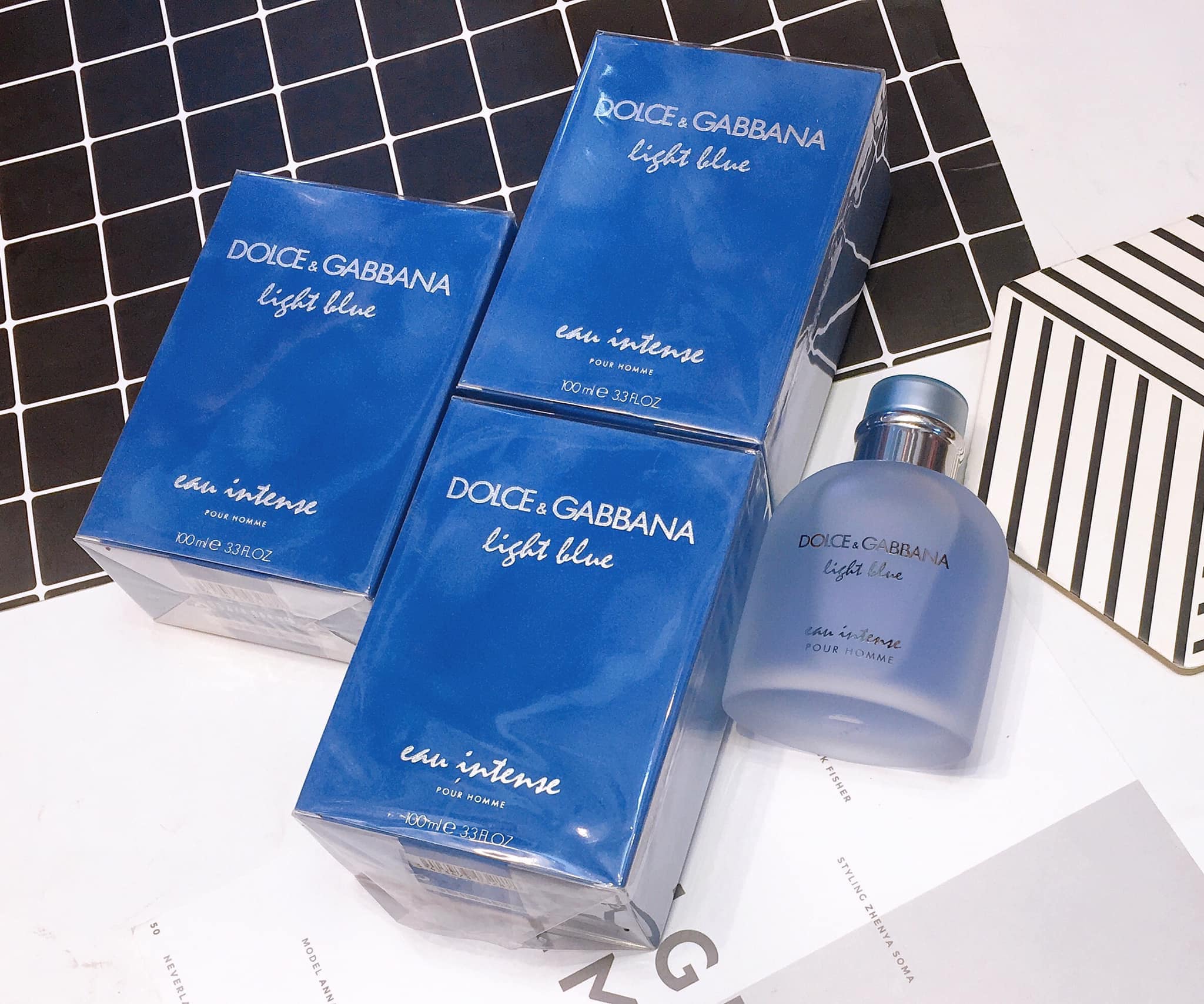 Nuớc hoa nam D&G Light Blue Pour Homme Eau Intense EDP 100ml